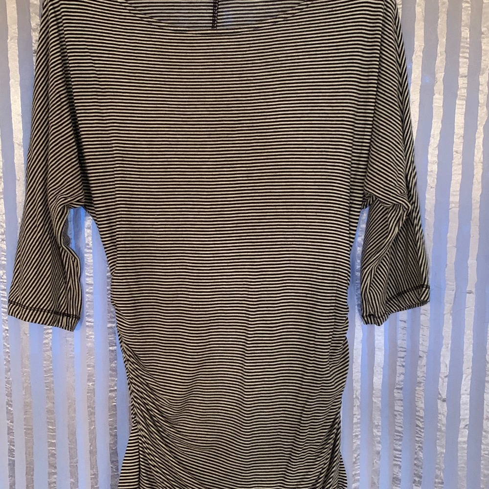 Banana Republic B&W Striped Top